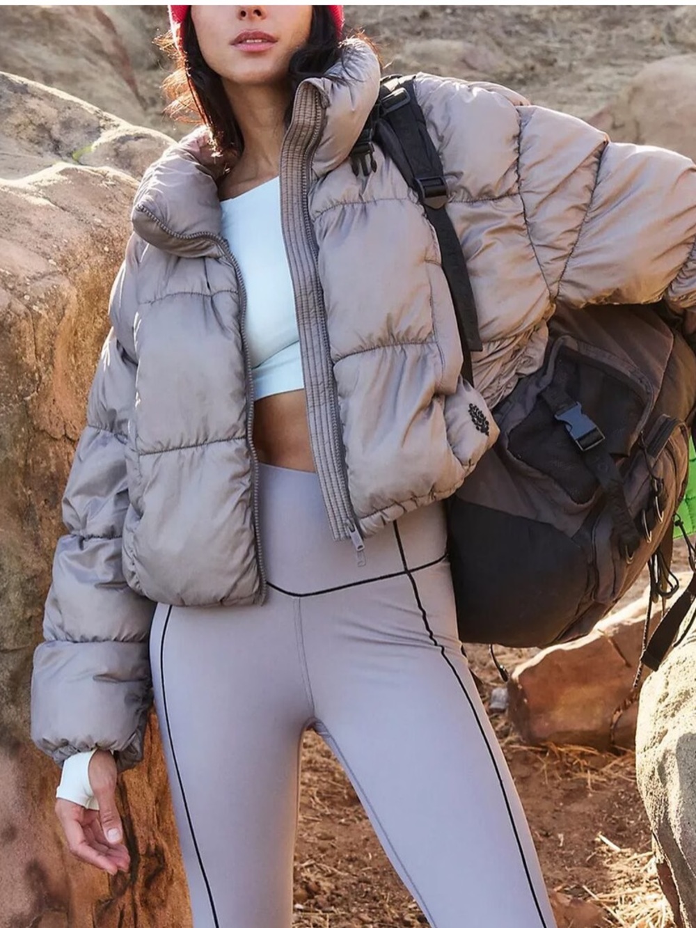NWT Free People In a Bubble Puffer Sz M